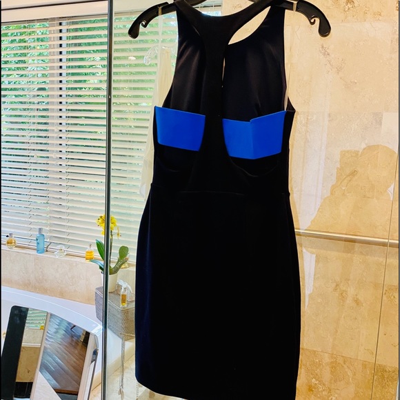 Bailey 44 Blue Banded RacerBack Tank Dress Sz S - Picture 3 of 9